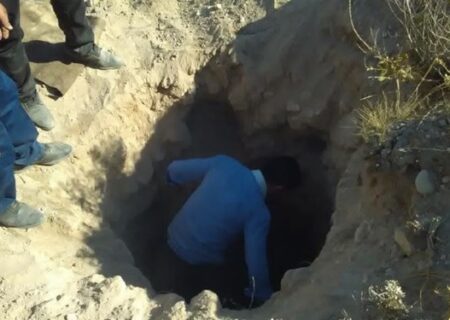 حضور باستان شناسان در محل حفاری غیرمجاز در شهر ایلخچی