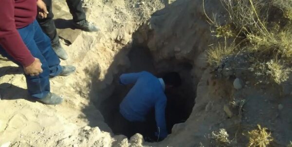 حضور باستان شناسان در محل حفاری غیرمجاز در شهر ایلخچی