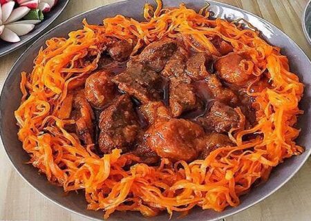 آموزش آشپزی / طرز تهیه خورش آلو هویج تبریزی