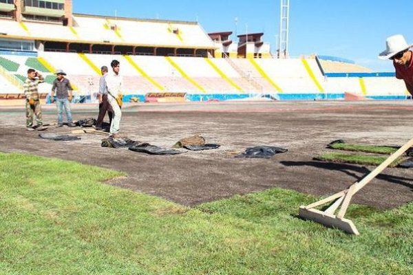 خانه تراکتور به چمن رولی مجهز می‌شود