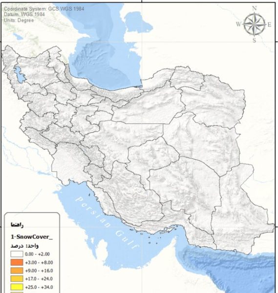 برف در ایران ناپدید شد