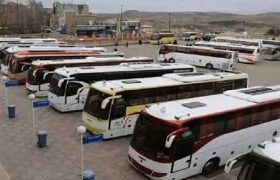اجرای طرح اعزام اتوبوس یکسره زائران اربعین حسینی در مرز خسروی